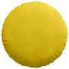 vidaXL Coussins de siège 2 pcs Jaune Ø80 x 29 cm Velours