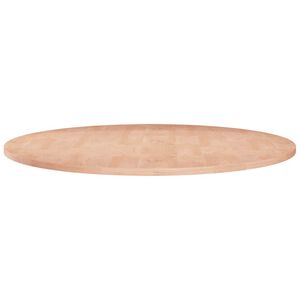 vidaXL Dessus de table rond &Oslash;60x1,5 cm Bois de ch&ecirc;ne massif non trait&eacute;