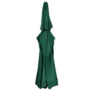 vidaXL Tissu de remplacement pour parasol d'ext&eacute;rieur Vert 610 cm