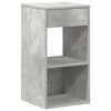 vidaXL Tables de chevet avec tiroir 2 pcs gris b&eacute;ton 35x34x66,5 cm