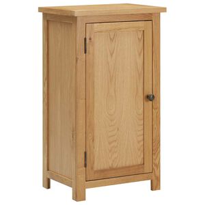 vidaXL Armoire 45x32x85 cm Bois de ch&ecirc;ne massif