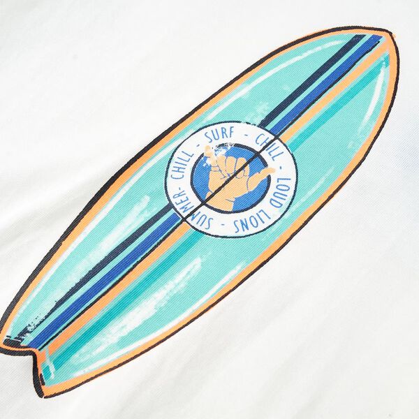 T-shirt pour enfants avec manches courtes &eacute;cru 104