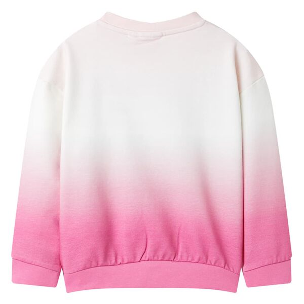 Sweatshirt pour enfants rose clair 116