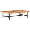 vidaXL Table basse 142x90x42 cm Bois d'acacia massif