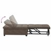 vidaXL Canap&eacute;-Lit Gris fonc&eacute; 194 x 67 x 82 cm Tissu Huahua