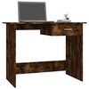 vidaXL Bureau Ch&ecirc;ne fum&eacute; 100x50x76 cm Bois d'ing&eacute;nierie