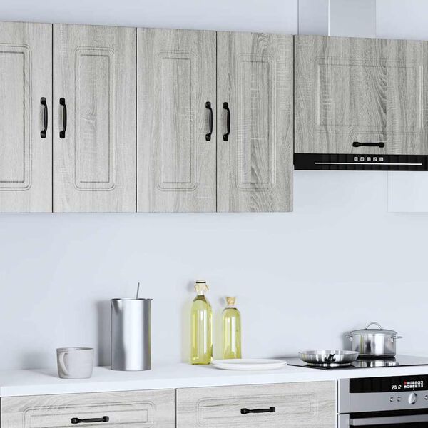 vidaXL Armoire murale de cuisine Kalmar sonoma gris bois d'ing&eacute;nierie
