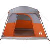 vidaXL Tente de camping de cabine 4 personnes orange imperméable