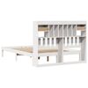 vidaXL Lit biblioth&egrave;que sans matelas blanc 140x190 cm bois pin massif