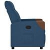 vidaXL Fauteuil inclinable Bleu Tissu
