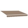 vidaXL Toile de rechange pour auvent Taupe 329 x 195 cm Polyester