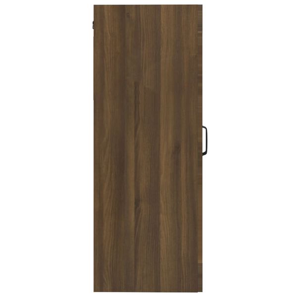 vidaXL Armoire murale suspendue Chêne marron 69,5x34x90 cm