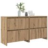 vidaXL Buffets 2 pcs ch&ecirc;ne artisanal 70 x 41 x 75 cm Bois d'ing&eacute;nierie