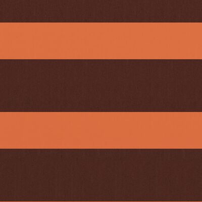 vidaXL Écran de balcon Orange et marron 75x600 cm Tissu Oxford