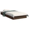 vidaXL Cadre de lit sans matelas ch&ecirc;ne marron 90x200cm bois ing&eacute;nierie