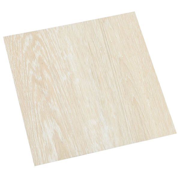 vidaXL Planches de sol 55 pcs Beige 5,11 m&sup2; PVC
