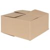 vidaXL Bo&icirc;te Pliable 50 pi&egrave;ces Naturel 30 x 30 x 15 cm Carton