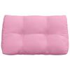 vidaXL Coussin de Dos Rose 80 x 24 x 50 cm tissu