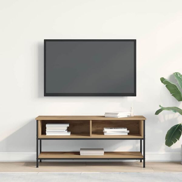 vidaXL Ensemble meuble TV Ch&ecirc;ne artisanal 100 x 35 x 45 cm