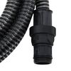 vidaXL Tuyau d'aspiration avec raccords en PVC noir 1" 7 m PVC