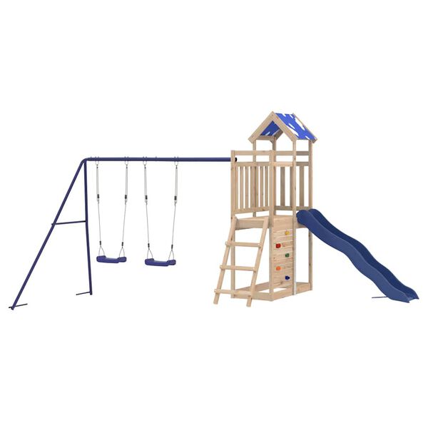 vidaXL Aire de jeux d'extérieur bois de pin massif