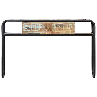 vidaXL Table console 118 x 30 x 75 cm Bois de récupération massif