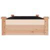 vidaXL Lit surélevé de jardin doublure 120x60x25 cm bois massif sapin
