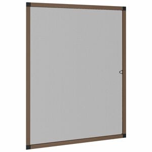 vidaXL &Eacute;cran anti-insectes pour fen&ecirc;tres Marron 120 x 140 cm