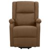 vidaXL Fauteuil de massage Marron Tissu