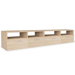 vidaXL Meubles TV 2 pcs Bois d&rsquo;ing&eacute;nierie 95x35x36 cm Ch&ecirc;ne