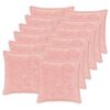 vidaXL Housse de coussin 12 pc HOUTEN Rose 40 x 40 cm