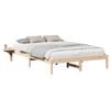 vidaXL Cadre de lit Naturel 160 x 200 cm Pin massif