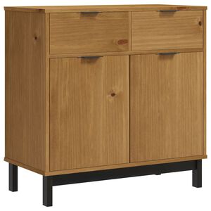 vidaXL Buffet FLAM 80x40x80 cm bois massif de pin