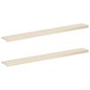 vidaXL Appuis de fen&ecirc;tre 2 pc Blanc 160 x 20 x 2 cm