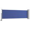 vidaXL Auvent lat&eacute;ral r&eacute;tractable de patio 80x300 cm Bleu