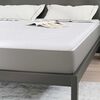 vidaXL Surmatelas Blanc 160 x 200 cm Tissu en Tricot