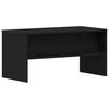 vidaXL Meuble TV ch&ecirc;ne noir 80x40x40 cm bois d'ing&eacute;nierie