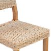 vidaXL Chaise de salle &agrave; manger 2 pcs Naturel 46 x 55 x 84 cm