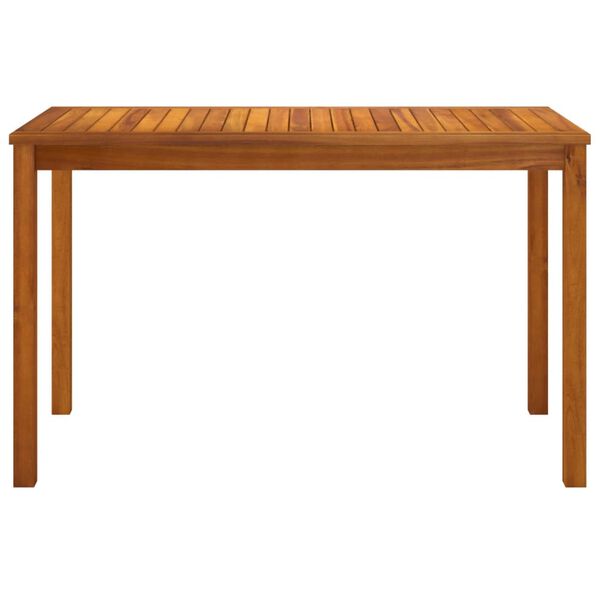 vidaXL Table de jardin 110x55x67 cm Bois d'acacia solide