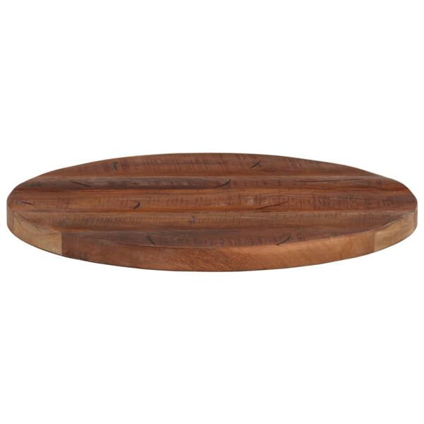 vidaXL Dessus de table &Oslash; 50x3,8 cm rond bois massif de r&eacute;cup&eacute;ration