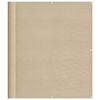 vidaXL &Eacute;cran de balcon beige 120x800 cm 100% polyester oxford