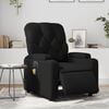 vidaXL Fauteuil de massage inclinable &eacute;lectrique noir similicuir