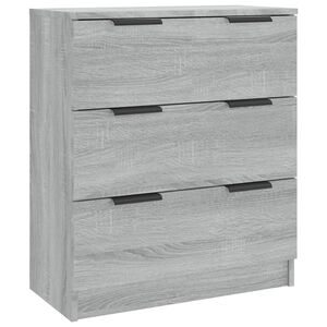 vidaXL Buffet Sonoma gris 60x30x70 cm Bois d'ing&eacute;nierie