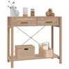 vidaXL Table console 82x38x75 cm Bois d'ing&eacute;nierie