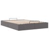 vidaXL Cadre de lit ottoman sans matelas gris 140x190 cm similicuir