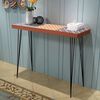 vidaXL Table console 90 x 30 x 71,5 cm Marron