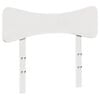 vidaXL T&ecirc;te de lit blanc 90 cm bois massif de pin