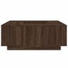 vidaXL Table basse chêne marron 100x100x40 cm bois d'ingénierie