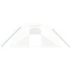 vidaXL Serre avec cadre en acier blanc 64 m² 16x4x2 m
