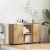 vidaXL Buffet Ch&ecirc;ne artisanal 88,5 x 30,5 x 55,5 cm Bois d'ing&eacute;nierie